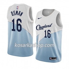 Dres Cleveland Cavaliers Cedi Osman 16 Nike 2018-19 Plava Bijela Swingman